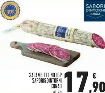 Conad Superstore Conad Salame Felino Igp offerta