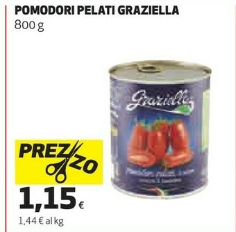 Coop Graziella Pomodori Pelati A Mano In Succo Di Pomodoro 400 G(ml) offerta