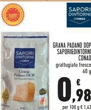 Conad Superstore Conad Grana Padano Dop offerta