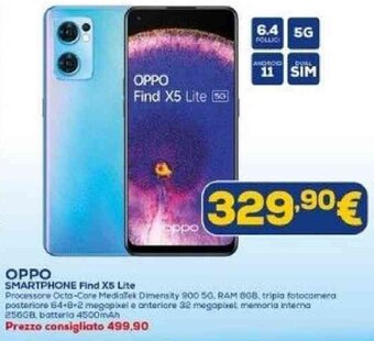Euronics OPPO SMARTPHONE Find X5 Lite offerta