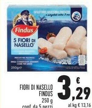 Conad Superstore Findus 5 Fiori Di Nasello 250 G(ml) offerta