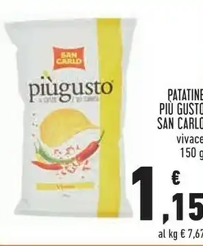 Conad Superstore San Carlo San Carlo - Patatina Classica 150 g(ml) offerta
