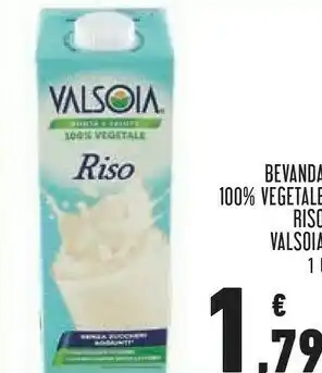 Conad Superstore Valsoia Bevanda Vegetale Riso offerta