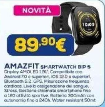 Euronics AMAZFIT SMARTWATCH BIP 5 offerta