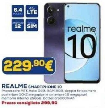 Euronics REALME SMARTPHONE 10 offerta