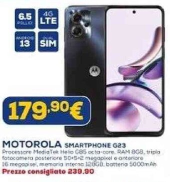 Euronics MOTOROLA SMARTPHONE G23 offerta