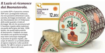 Conad City Pecorino Romano Dop Del Lazio Genuine Fulvi offerta
