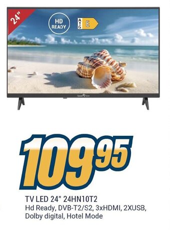 Sinergy SMART TECH TV LED 24" 24HN10T2 offerta