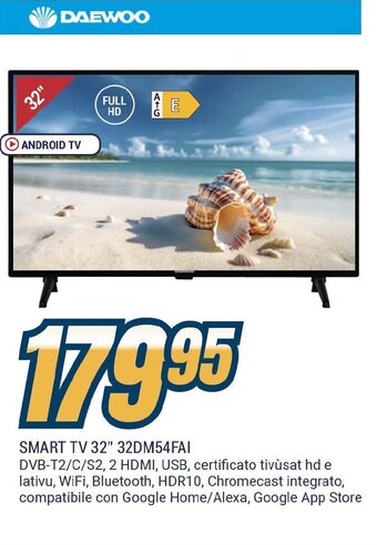 DAEWOO SMART TV 32" 32DM54FAI