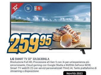 Sinergy LG SMART TV 32" 32LQ63006LA offerta
