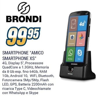 Sinergy BRONDI SMARTPHONE "AMICO SMARTPHONE XS" offerta