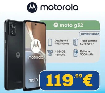 Euronics motorola moto g32 offerta