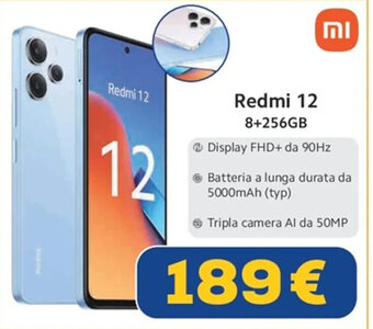 Euronics Redmi 12 8+256GB offerta