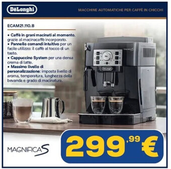 Euronics DeLonghi ECAM21.110.B offerta