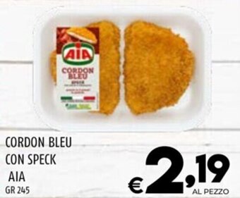 Il Centesimo CORDON BLEU CON SPECK AIA GR 245 offerta