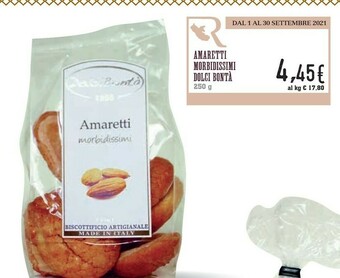 Conad Dolci Bonta Amaretti Morbidissimi offerta