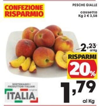 Pam PESCHE GIALLE offerta