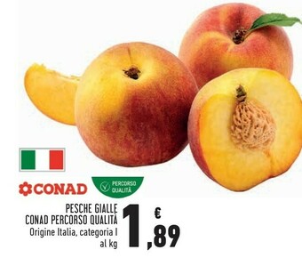 Conad Pesche Gialle offerta