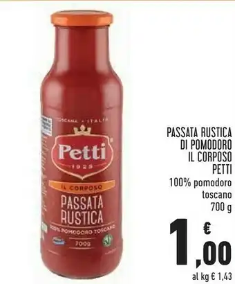Conad Petti Passata Rustica offerta