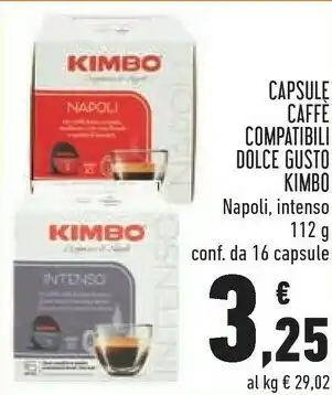 Conad Kimbo Capsule Caffe offerta