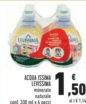 Conad Levissima Acqua Issima 330 G(ml) offerta