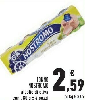 Conad Nostromo Tonno Al Naturale offerta