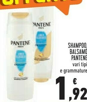 Conad Pantene Shampoo /balsamo offerta