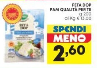 Pam FETA DOP PAM QUALITÀ PER TE g 200 offerta