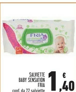 Conad Fria Salviette Baby Sensation offerta