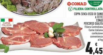Conad Coppa Senza Osso Di Suino A Fette offerta