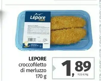 Pam Lepore Mare Croccofiletto Di Merluzzo offerta