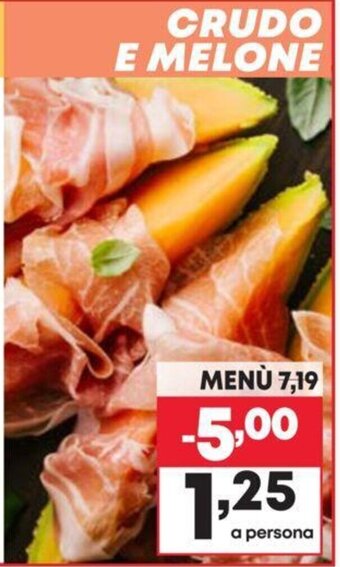 Pam CRUDO E MELONE offerta