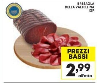 Pam BRESAOLA DELLA VALTELLINA IGP offerta