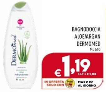 BAGNODOCCIA ALOE/ARGAN DERMOMED ML 650