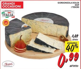Pam GORGONZOLA DOLCE DOP I TESORI offerta