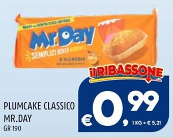 PLUMCAKE CLASSICO MR.DAY GR 190