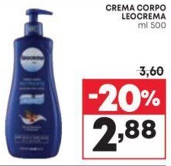 Pam CREMA CORPO LEOCREMA ml 500 offerta