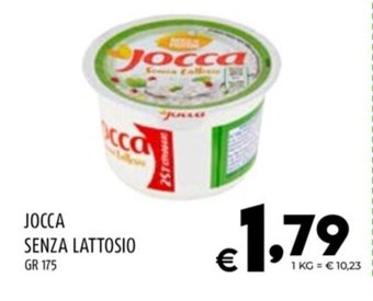 Il Centesimo JOCCA SENZA LATTOSIO GR 175 offerta