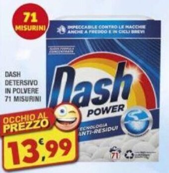 Maury's DASH DETERSIVO IN POLVERE 71 MISURINI offerta