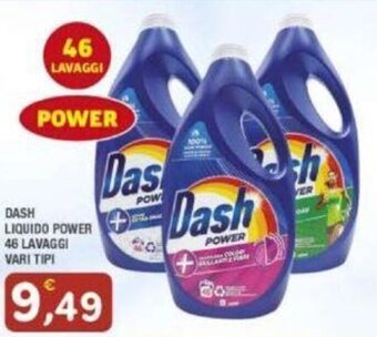 DASH LIQUIDO POWER 46 LAVAGGI VARI TIPI