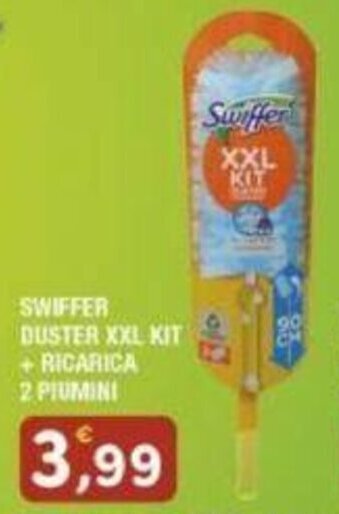 SWIFFER DUSTER XXL KIT + RICARICA 2 PIUMINI