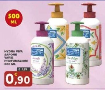 Maury's HYDRA VIVA SAPONE VARIE PROFUMAZIONI 500 ML offerta
