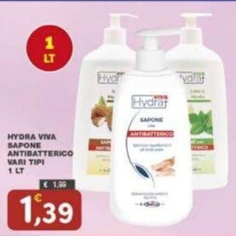 Maury's HYDRA VIVA SAPONE ANTIBATTERICO VARI TIPI 1 LT offerta