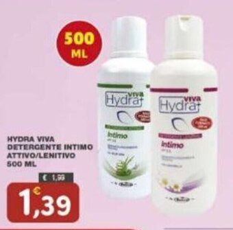 Maury's HYDRA VIVA DETERGENTE INTIMO ATTIVO/LENITIVO 500 ML offerta