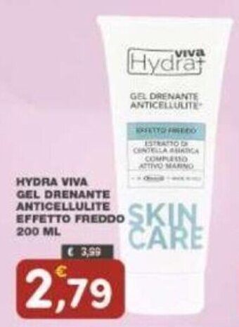 HYDRA VIVA GEL DRENANTE ANTICELLULITE EFFETTO FREDDO SKIN 200 ML