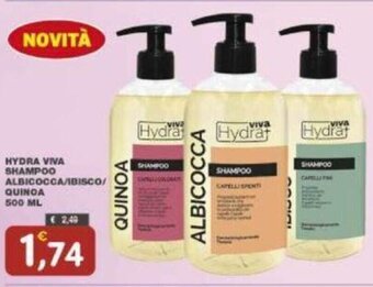 Maury's HYDRA VIVA SHAMPOO ALBICOCCA/IBISCO/ QUINOA 500 ML offerta