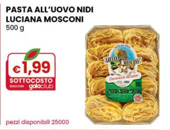 PASTA ALL'UOVO NIDI LUCIANA MOSCONI 500 g