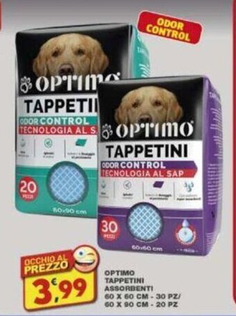 Maury's OPTIMO TAPPETINI ASSORBENTI 60x60 cm - 30 PZ /60 X 90 CM - 30 PZ offerta