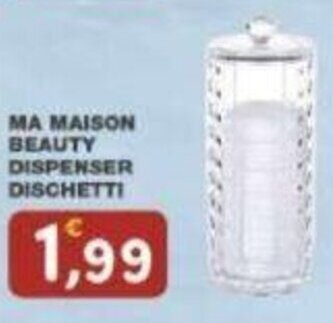 Maury's MA MAISON BEAUTY DISPENSER DISCHETTI offerta