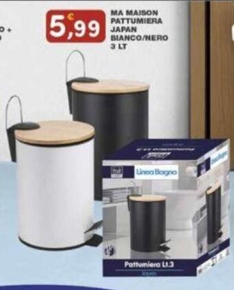 Maury's MA MAISON PATTUMIERA JAPAN BIANCO/NERO 3 LT offerta